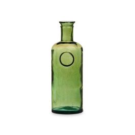 Botella Decorativa Vidrio Stamp 35 Cm Verde Giftdecor (6 Unidades) Botella Decorativa Vidrio Stamp 35 Cm Verde Giftdecor (6 Unidades)