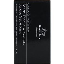 Santa Clara Fondue de Acero Inoxidable para 6 Comensales (2 Unidades)