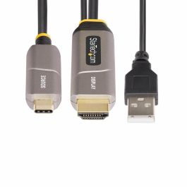 Cable USB Startech 145B-USBC-HDMI4K-AOC Negro