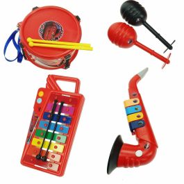 Reig Set 12 Piezas de Instrumentos Musicales Infantil: Xilófono, Tambor, Saxofón y Maracas de Plástico para Niños +3 Años