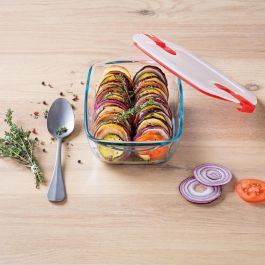 Hermetico Cuadrado Boro Cook&Heat Pyrex 27x23x7 cm-2,2 L Hermetico Cuadrado Boro Cook&Heat Pyrex 27x23x7 cm-2,2 L
