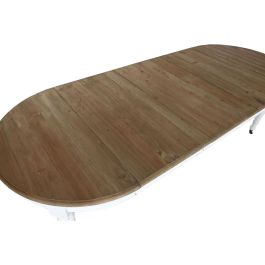 Mesa de Comedor Home ESPRIT Blanco Abeto 100 x 100 x 78 cm