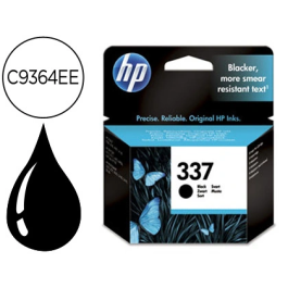 Hp Cartucho de Tinta Negra Original 337 para Photosmart 2575/8050/C4100/C4190 Deskjet 5940/6940/D4160, Resistencia a Borrones y Decoloración Precio: 49.69000036. SKU: S5600612