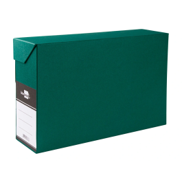 Liderpapel Caja Transferencia Folio Lomo 118 mm Verde 390x118x260 mm