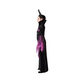 Disfraz de Malvada Niña tipo Madrastra de Blancanieves o Maléfica - Vestido Negro y Morado Infantil Talla 3-4 Años Disfraz de Malvada Niña tipo Madrastra de Blancanieves o Maléfica - Vestido Negro y Morado Infantil Talla 3-4 Años