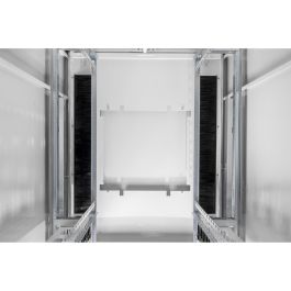 DIGITUS varioFLEX Armario de Red 42U 800x1000mm Gris con puerta de cristal, suelo, de pie, paneles desmontables