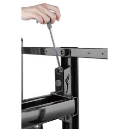 Vivolink Soporte de pared Pro para pantallas grandes, brazo inclinable y giratorio, 70 kg, VESA 800x400, negro brillante