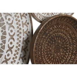 DKD Home Decor Decoracion Pared Arabe Marron Claro Marron Oscuro 74 x 5 x 76 cm