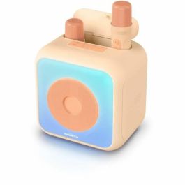 BIGBEN BIG3499550389159 Altavoz Karaoke Iluminado Bluetooth 30W 2 Micrófonos Inalámbricos USB-C Ecualizador Batería Li-ion