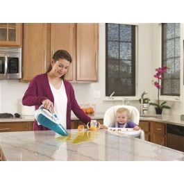 Black+Decker WDA-315-J Recogedor Dustbuster Inalámbrico, Aspira Líquidos y Sólidos, Batería Litio