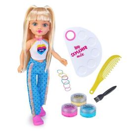 Muñeca nancy colour mix 42 cm. incluye un kit con 3 acuarelas Muñeca nancy colour mix 42 cm. incluye un kit con 3 acuarelas