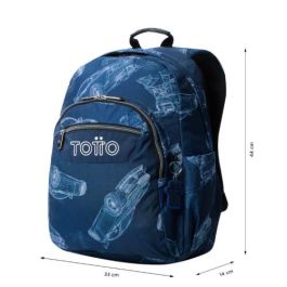 Totto Mochila Acuareles MA04ECO021-2426N-0JJ - 20L (33 x 44 x 14 cm)