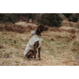 Hunter Abrigo para Perro Milford 35 cm Beige, Impermeable, Cortavientos, Ajustable en Cuello y Vientre, Aberturas para Arnés Hunter Abrigo para Perro Milford 35 cm Beige, Impermeable, Cortavientos, Ajustable en Cuello y Vientre, Aberturas para Arnés
