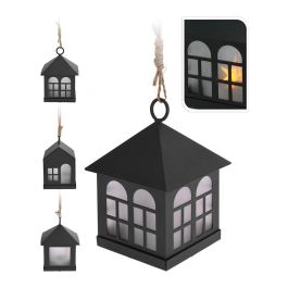 Decoration With Light Farolito de LED 6x8 cm Negro, Metal, Luz Cálida, Funciones Fija/Parpadeante, IP20 Interior Precio: 4.99000007. SKU: S7900871