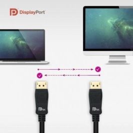 Cable DisplayPort NANOCABLE 10.15.2501 Negro 1,5 m (1,5 m) Cable DisplayPort NANOCABLE 10.15.2501 Negro 1,5 m (1,5 m)