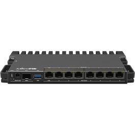 MikroTik RB5009UG+S+IN Router Inalámbrico con 7 Puertos Gigabit Ethernet y 1 Puerto SFP+ Negro