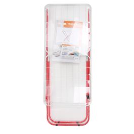 Supernet Tendedero 18 metros de metal en rojo y blanco, 50 x 2 x 127 cm (6 Unidades)