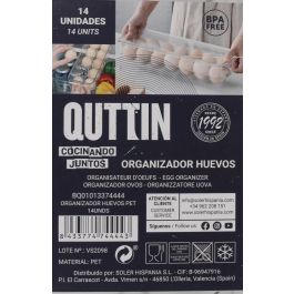 Organizador de Huevos Quttin 14 Unidades (12 Unidades) Organizador de Huevos Quttin 14 Unidades (12 Unidades)