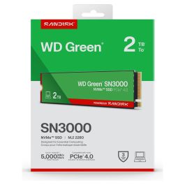 Sandisk WDS200T4G0E SSD WD Green SN3000 2TB M.2 2280 PCIe Gen4 NVMe
