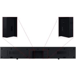 Samsung HW-C410G Soundbar 2.0 Canales 40W con DTS 2.0 y Dolby Audio, Bluetooth, USB, Montaje en Pared, Negro