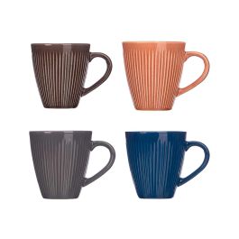 Taza Ceramica Rayas 9Cm Colores Oscuro Surtidos Vessia (240 Unidades) Taza Ceramica Rayas 9Cm Colores Oscuro Surtidos Vessia (240 Unidades)
