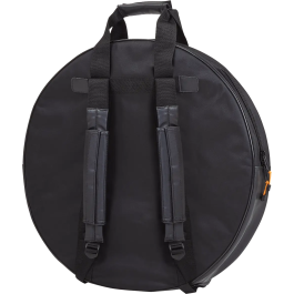 TOBAGO Funda para Platos de Batería Hasta 22" Negro Poliéster 600D Nylon 300D Acolchado 15mm Cremallera 10mm