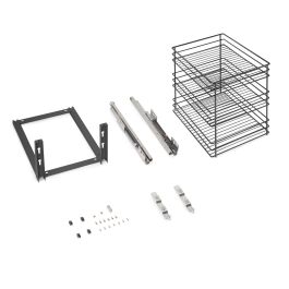 Emuca Carro extraíble Titane de fijación inferior con cierre suave, módulo 400mm, Acero, Gris Antracita Emuca Carro extraíble Titane de fijación inferior con cierre suave, módulo 400mm, Acero, Gris Antracita Precio: 90.49999948. SKU: B1JPQWVHZ7