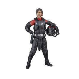 Hasbro Star Wars The Black Series Figura de Acción Cassian Andor (Sienar Test Pilot) Serie Andor 15 cm con 2 Accesorios