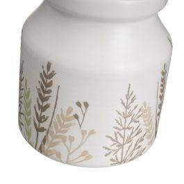 Bote para Utensilios de Cocina GRASS Madera Metal Gres 12 x 12 x 13 cm Bote para Utensilios de Cocina GRASS Madera Metal Gres 12 x 12 x 13 cm