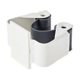 Inofix Colgador escobas adhesivo blanco 2055-2-000, metal, blister 2 unid.