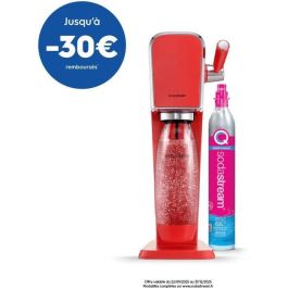 Sodastream SOD7290116740249 Máquina de agua con gas ART Mandarine, incluye botella 1L compatible lavavajillas y recarga gas 60L Precio: 125.99000007. SKU: B1KDS7LRF8
