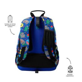 Totto Mochila Acuareles MA04ECO021-2416N-8JZ 20L, convertible en carro, con organizador y compartimento para pc Totto Mochila Acuareles MA04ECO021-2416N-8JZ 20L, convertible en carro, con organizador y compartimento para pc