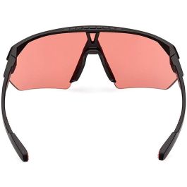 Adidas Sport SP0076 02E Gafas de Sol Mujer Deportivas Shield Inyectadas Negro Mate Cristal Marrón 49mm Patilla 125mm