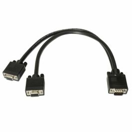 AISENS - CABLE BIFURCADOR SVGA, HDB15/M-2XHDB15/H, NEGRO, 45 CM Precio: 4.88999962. SKU: B1B8FWAW8F