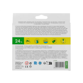 Liderpapel Rotulador Jumbo Caja 24 Unidades Colores Surtidos Punta Gruesa Tinta Lavable