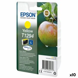 Cartucho de Tinta Original Epson T1294 Amarillo (10 Unidades) Precio: 171.99797406. SKU: B1F4GGSFF4