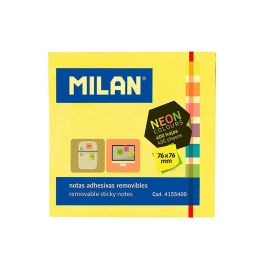 Pack 400 notas adhesivas 76x76mm colores fluor milan Precio: 3.78999951. SKU: S7906386