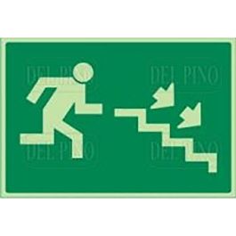 Duver 967 Señal de Plástico Luminiscente de Escalera con Flecha Derecha Abajo 297x210 mm Precio: 11.58999952. SKU: B12EDBYZQL