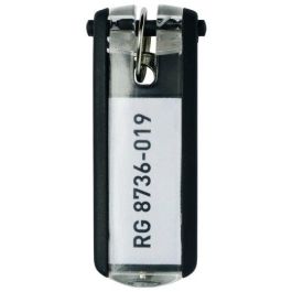 Llavero Etiqueta Durable Negro Bolsa De 6 Precio: 5.59000035. SKU: B1J2A96DHL