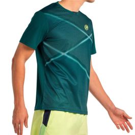 Camiseta de Manga Corta Hombre Bullpadel Ladra 053 Azul Pádel 42-43