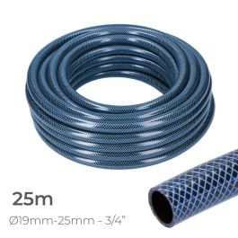 Edm Manguera de Jardín Riego 25m (3/4" 19mm) PVC Flexible 3 Capas Anti-Torsión Anti-Algas Anti-UV Azul 25 Bar Precio: 23.59000028. SKU: S7919555