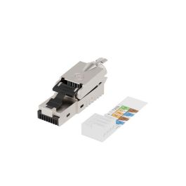 Lanview Conector RJ45 FTP Cat6a para Conductor Sólido/Trenzado AWG22-23 para Instalaciones Apantalladas y No Apantalladas