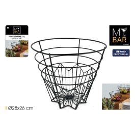 Frutero de metal My Bar 28x26 cm - Inde (8 Unidades) Frutero de metal My Bar 28x26 cm - Inde (8 Unidades)