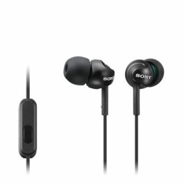 Auriculares con Micrófono Sony MDR-EX110AP Negro Precio: 19.59000043. SKU: S0432665