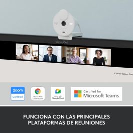 Logitech Brio 300 Webcam Blanco Crudo - 1080p/30 fps, Campo Visual 70°, Micrófono Mono, USB-C Logitech Brio 300 Webcam Blanco Crudo - 1080p/30 fps, Campo Visual 70°, Micrófono Mono, USB-C