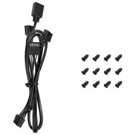 DeepCool FL12R-3 IN 1 Triple-Pack Ventilador 120mm RGB para Carcasa PC, 500-2150 RPM, 93,45 m³/h, Negro