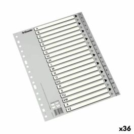 Separadores Esselte Abecedario Gris A4 (36 Unidades) Separadores Esselte Abecedario Gris A4 (36 Unidades)