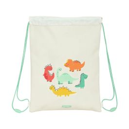 Bolsa Mochila con Cuerdas Safta Dinos Crema Bolsa Mochila con Cuerdas Safta Dinos Crema