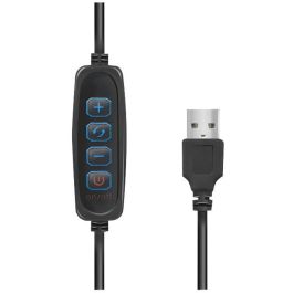 LogiLink Anillo de Luz para Smartphone DM 20cm con Cable de 1.8m