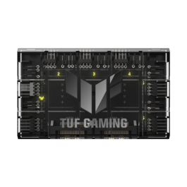 ASUS 90DA00C0-B09000 TUF Gaming ARGB PWM Fan Hub Controlador de ventilador 6 conectores 4 pines Negro